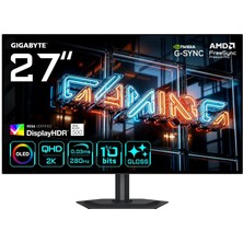 Mey İthalat Gıgabyte MO27Q28GR 27″ 280Hz 0.03MS G-Sync 2k Qhd HDR500 Woled Gaming (Oyuncu) Monitör