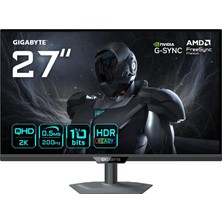 Mey İthalat Gıgabyte Monitör 27" LED Düz G27Q20 Ss IPS/0.5MS/200HZ/QHD