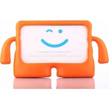 Mey İthalat Constraın - iPad Air 13 2024 Msra Ibuy Standlı Tablet Kılıf - Turuncu - Beyaz 1