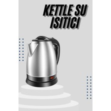 Bezos Kettle C F Tipi 220-240V Paslanmaz Çelik Elektrik Kablolu Otomatik Kapanma