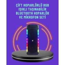 Bezos Ev ve Dış Mekan Kullanımına Uygun Rgb Işıklı Hoparlör