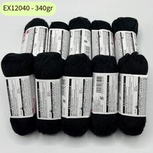 Oxford İplik Ihrac Fazlası 10'lu Paket 350/400GR Amigurumi Ipi Siyah EX112040