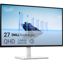 Mey İthalat Dell 27 Plus S2725DSM 27 2560X1440 Qhd 144Hz 1ms IPS HDMI Dp Freesync IPS 99% Srgb 2x 5W Hoparlör, Yükseklik Ayarlı, Pivot 3 Yıl Garantili Premium Monitor