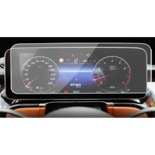 Mey İthalat Engo Mercedes Eqe 350+ 12.3 ile Uyumlu Dijital Gösterge Mat Ekran Koruyucu