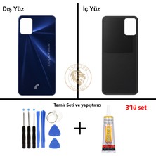 Arsking Reeder Vida Seti + Yapıştırıcı S19 Max Mavi Yapıştırıcı B-7000 Yapıştırıcı Vida Seti Arka Kapak Arka Cam Batarya Kapağı Lazer Kesim Kapak Pil Kapağı Back Cover
