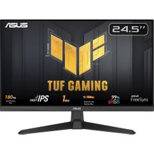 Mey İthalat Asus Tuf Gaming VG259Q3A 24.5 Inç 180Hz 1ms Full Hd Freesync Fast IPS Gaming Monitör