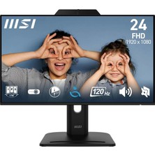 Mey İthalat Msı 23.8 Pro MP242PMG, Kurumsal Monitör, Fhd, 16:09 Flat, Ips, 120HZ, 1ms(mprt), Adaptive-Sync, Pivot