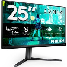 Mey İthalat Philips Evnia 25M2N3200U 24.5″ 310Hz 0,5ms G-Sync Fhd Fast IPS Gaming Monitör