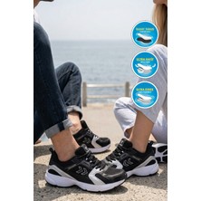 Hummel Siyah Nefes Alabilen File Detaylı Hafif Taban Erkek Yürüyüş ve Spor Ayakkabı Sneaker 900911 Hml Performance 930
