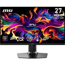 Mey İthalat Msı 26.5 Mpg 271QR Qd-Oled X50, Gaming Monitör, Wqhd, 16:9, Flat, Qd-Oled, 500Hz, 0.03MS, Adaptive-Sync
