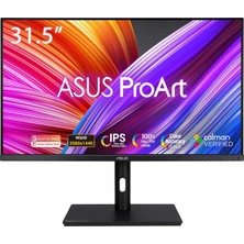 Mey İthalat Asus Proart PA328QV - 32 Inç Wqhd Pc Ekranı - IPS Panel - 2560X1440-400CD/M² - Ekran Bağlantı Noktası, 2x Hdmı, 4x USB 3.2-%100 Srgb - %100 REC.709 - Hassasiyet △e<2 - Hdr 10 - Calman Verififi. Ed - 5