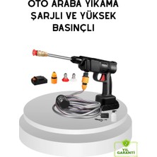 Bezos Taşınabilir Akülü Araba Yıkama Makinesi 1.7 Mpa Basınçlı ve Ergonomik Tasarımlı