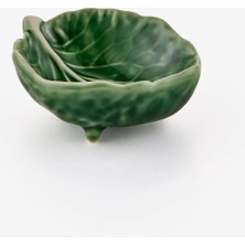 Bordallo Pinheiro Cabbage Yeşil Seramik Servis Kasesi 9 cm