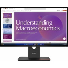 Mey İthalat Lenovo 23.8" IPS Thınkvısıon T24D-40 64B9GAT1TK 4ms 120HZ Hdmı-Dp Kurumsal Monitör 1920X1080