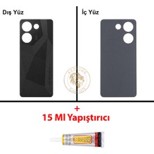 Arsking Tecno Yapıştırıcı Camon 20 Pro Siyah Yapıştırıcı B-7000 Yapıştırıcı Arka Kapak Arka Cam Batarya Kapağı Lazer Kesim Kapak Pil Kapağı Back Cover
