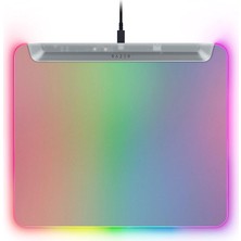 Mey İthalat Razer Firefly V2 Pro Phantom White - Tamamen Aydınlatmalı Oyun Mouse Pad'i - Chroma Rgb - Mikro Dokulu Yüzey - Kaymaz Taban - USB Hub - 360 x 278 mm | Phantom White Edition