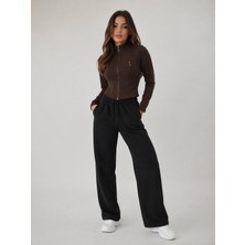 Blouse Vücuda Oturan Fermuar Detaylı Fit Spor Ceket