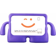 Mey İthalat Constraın - Galaxy Tab A9 Plus ile Uyumlu Ibuy Standlı Tablet Kılıf-Mor - Beyaz 1