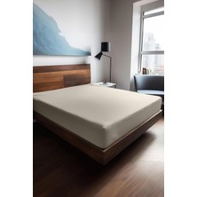 Mey İthalat Soley Plane 180X200 Ranfoce Fited Çarşaf, Bej