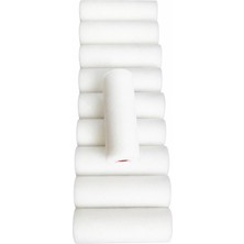 Erçelik 10 Adet 10 cm Sünger Parmak Boya Rulosu
