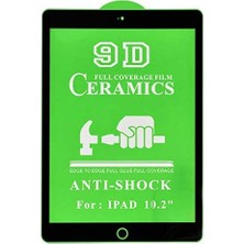 Mey İthalat Apple iPad 8. Nesil 10.2" ile Uyumlu Tablet Seramik Ekran Koruyucu A2270 A2428 A2429 A2430 Siyah