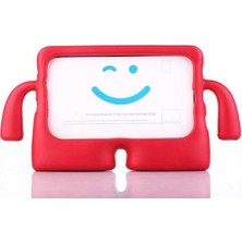 Mey İthalat Constraın - Lenovo M10 Plus TB-X606F ile Uyumlu Ibuy Standlı Tablet Kılıf-Kırmızı 3