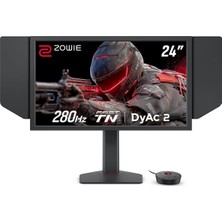 Mey İthalat Benq Zowie XL2546X+ 24.1'' Fhd, 280Hz, Dyac+ Teknolojisi, Fast Tn Panel, 3x HDMI + Displayport, S-Switch, Pivot, Gecikmesiz Rekabetçi Oyun Performansı, E-Spor Monitörü