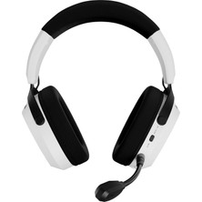 Mey İthalat Hawk Gaming HS420 7.1 Surround Tri-Mode Kablosuz/bluetooth Oyuncu Kulaklığı (Beyaz)