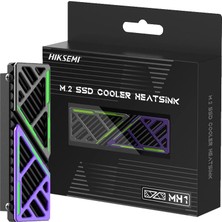 Hiksemi Hıksemı Mh1 M.2 2280 Nvme SSD Soğutucu Heatsink - Siyah/mor