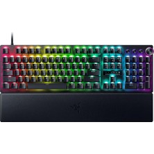 Mey İthalat Razer Huntsman V3 Pro 8khz - Tam Boyut Pc Mekanik Oyun Klavyesi - 8khz Hyperpolling - Analog Optik Anahtarlar - 0,1-4,0mm - Snap Tap - Rapid Trigger - Qwerty Abd Düzeni | Siyah