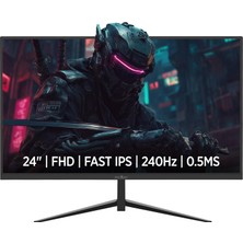 Mey İthalat James Donkey Ravel R40 24'' 240Hz 0.5ms Fast IPS Fhd Gaming Monitör (Sıfır Ölü Piksel Garantili)