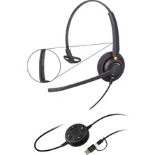 Mey İthalat UB805M Professional Mono Çağrı Merkezi Kulaklığı