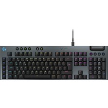 Mey İthalat Logitech G G915 x Tactile Kablolu Düşük Profilli Rgb Aydınlatmalı Pc/mac Için Mekanik Ingilizce Q Oyun Klavyesi, Siyah