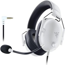 Mey İthalat Razer Blackshark V2 x - Beyaz Premium Espor Oyun Kulaklığı (50MM Sürücülü Kablolu Kulaklık, Pc, Mac, Ps4, Xbox One ve Switch Için Gürültü Engelleme) Beyaz