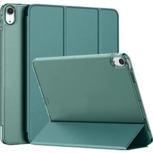 Mey İthalat Constraın - Ipad Air 11 Inch M2 M3 Çip Air 4. /5. /6. Nesil ile Uyumlu Kılıf Flip Cover Kalem Bölmeli Akıllı Kılıf - Haki