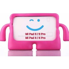 Mey İthalat Xiaomi Mi Pad 6/6 Pro / 5/5 Pro Redmi Pad Se 11INÇ ile Uyumlu Kılıf Çocuklara Özel Silikon Case Pembe Koyu