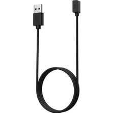 Mey İthalat Psr Aksesuar Siyah Siyah Xiaomi Redmi Watch 2 Lite USB Şarj Kablosu ile Uyumlu