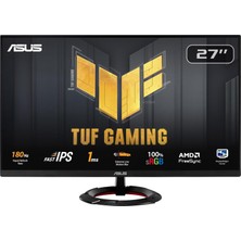 Mey İthalat Asus Tuf Gaming VG279Q3R Oyun Monitörü – 27 Inç, Full Hd (1920X1080), 180Hz, Hızlı Ips, Aşırı Düşük Hareket Bulanıklığı™, 1ms (Gtg), Freesync™, Değişken Overdrive, 100% Srgb