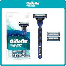 Gillette Mach 3 Start Erkek Tıraş Makinesi + 3 Yedek Bıçak ile Hassas Tıraş Deneyimi
