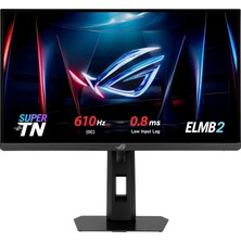 Mey İthalat Asus Rog Strıx XG248QSG Ace Esports 24.1 Super Tn, Freesync ve G-Sync Uyumlu, Hdr 1920 x 1080 0.1ms 610Hz 350CD Dp HDMI Vesa 3yıl Elmb 2, Vrr, Yükseklik Ayarlı Gamıng Monitör