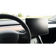 Mey İthalat Tesla Model 3 ve Model Y 15 Inç ile Uyumlu 2023 2024 Model Navigasyon Multimedya Mat Görünüm 9h Nano Ekran Koruyucu Mat