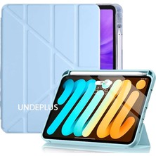 Mey İthalat Undeplus iPad 11.nesil A16 11INÇ/10.NESIL 10.9inç ile Uyumlu Kılıf Kalem Bölmeli Mars Case Mavi