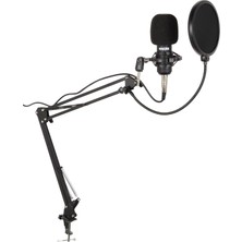 Mey İthalat Lastvoice BM800BT Black Kondanser Mikrofon Stand Filtre Ses Kartı