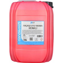 Nanowash Fırçasız Cilalı Oto Yıkama Köpüğü Renkli 20 Lt