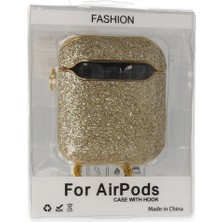 Bezos Airpods 2 (2.nesil) Spell Simli Kılıf - Gold