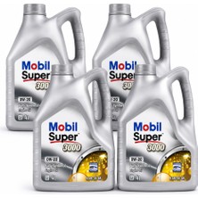 Mobil Süper 3000 0W-20 Tam Sentetik Motor Yağı 4 x 4 Litre