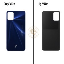 Arsking Reeder S19 Max Mavi Arka Kapak Arka Cam Batarya Kapağı Lazer Kesim Kapak Pil Kapağı Back Cover