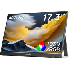 Mey İthalat Taşınabilir Monitör Arzopa A1 M 17,3 Inç