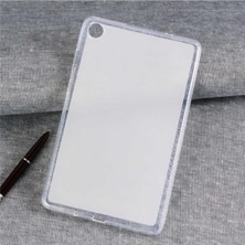 Mey İthalat Constraın - Huawei Mate Pad T8 ile Uyumlu Beyaz Süper Silikon Kılıf - Beyaz