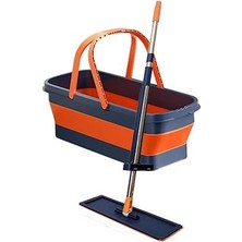 Bezos Sogut Metal Saplı Katlanır Kovalı Mop Set